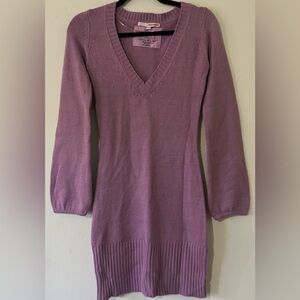 Tally Weijl Mauve V-Neck Sweater for Women